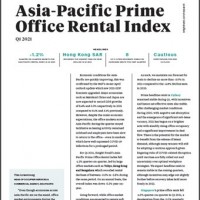 Asia Pacific Prime Office Rental Index Q1 2021 | KF Map – Digital Map for Property and Infrastructure in Indonesia